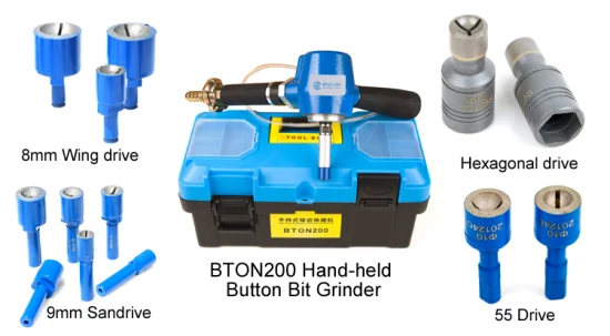 Bestlink Konischer Bohrer-Schärfschleifer DTH-Knopf-Bit-Schleifmaschine